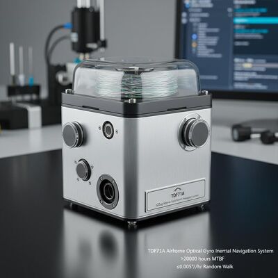 Jakość TDF71A Powietrzny System Nawigacji Optycznej Gyro Inercialnej z powtarzalnością stronniczości ≤20μg, >20000 godzin MTBF i ≤0,005°/√hr Random Walk fabryka